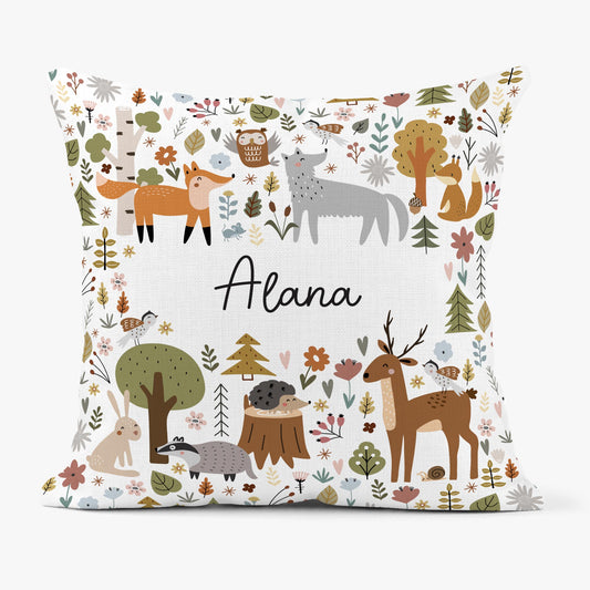 SCANDI FOREST PERSONALISED SCATTER CUSHION