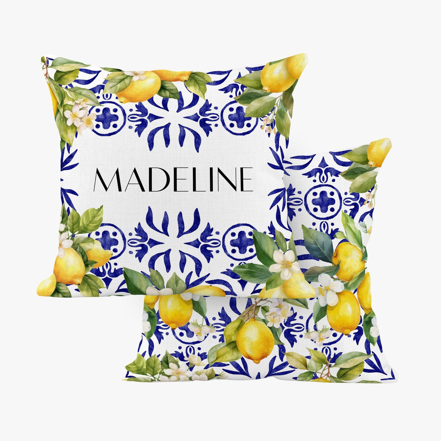 SICILIAN LEMONS PERSONALISED SCATTER CUSHION