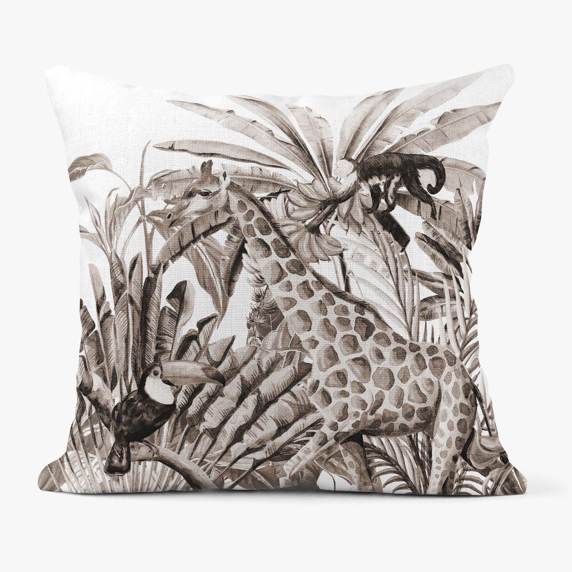 JUNGLE SAFARI NEUTRAL SCATTER CUSHION – Little Grey London